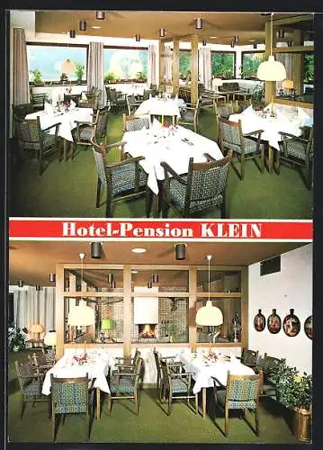 AK Fredeburg /Hochsauerland, Hotel-Pension Klein, Speiseräumlichkeiten