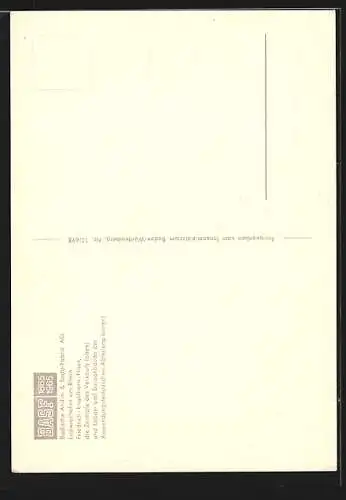 AK Ludwigshafen am Rhein, BASF Badische Anilin- & Soda-Fabrik AG, Friedrich-Engelhorn-Haus, die Zentrale des Verkaufs