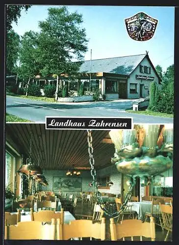 AK Zahrensen /Schneverdingen, Landhaus Zahrensen mit Speisesaal