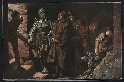 AK Wartburg, Luthers Ankunft