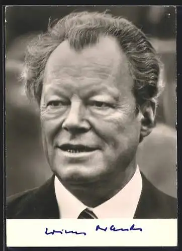 AK Portrait Dr. h.c. Willy Brandt, Vorsitzender der SPD