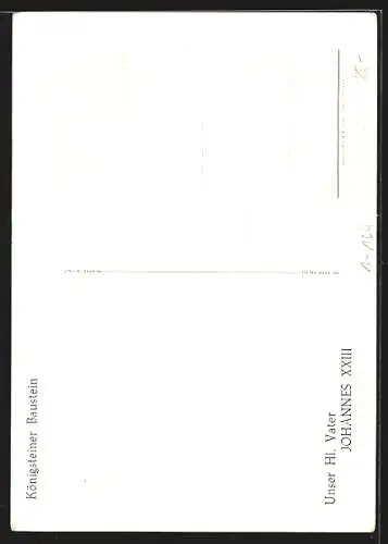 AK Papst Johannes XXIII.-Porträt