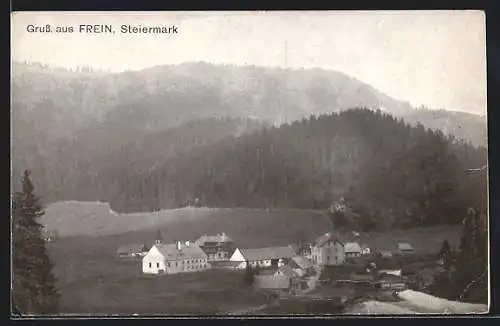 AK Frein an der Mürz, Blick zum Ort