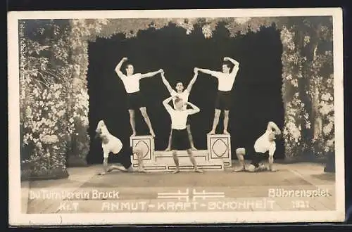 AK Bruck an der Mur, Dv. Turnverein Anmut-Kraft-Schönheit, Bühnenspiel 1921, Nr. 7