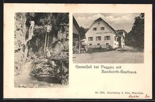 AK Peggau, Sandwirth-Gasthaus, Kesselfall