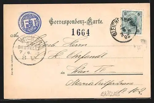 AK Gleichenberg, Obere Vereinsstrasse mit Vereins-Haus