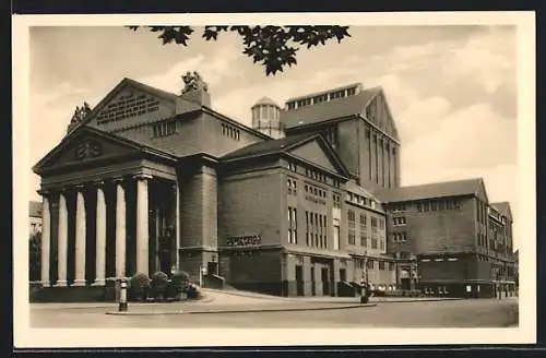 AK Duisburg, Blick auf das Opernhaus