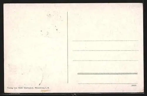 AK Saarbrücken, Partie a. d. Saar mit Winterberg