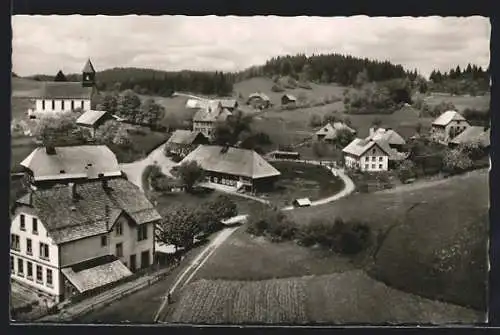 AK Urberg /St. Blasien, Teilansicht mit einer Kirche