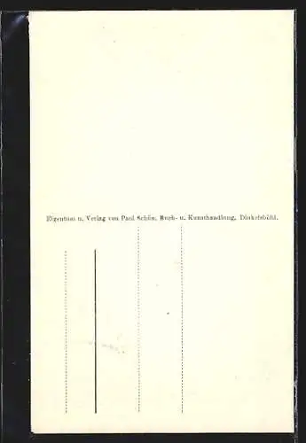 AK Dinkelsbühl, Blick durchs Wörnitztor