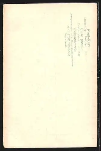 AK Mainz, Gutenbergdenkmal vor der Frankfurter Zeitung