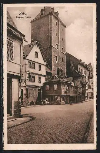 AK Mainz, Blick auf den Eisernen Turm
