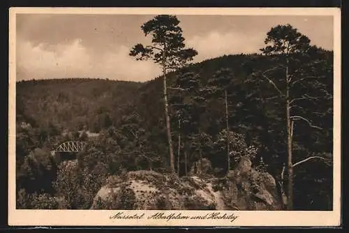 AK Bahnpoststempel Zittau-Görlitz, Zug 617