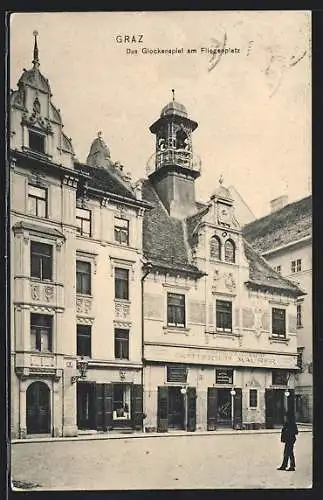 AK Graz, Glockenspiel am Fliegenplatz