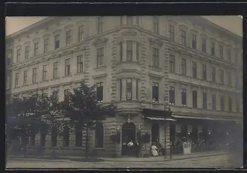 Foto-AK Wien, Café Girsch am Hernalser Gürtel, um 1910