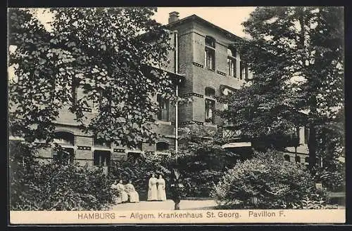 AK Hamburg-St. Georg, Allgemeines Krankenhaus, Pavillon F