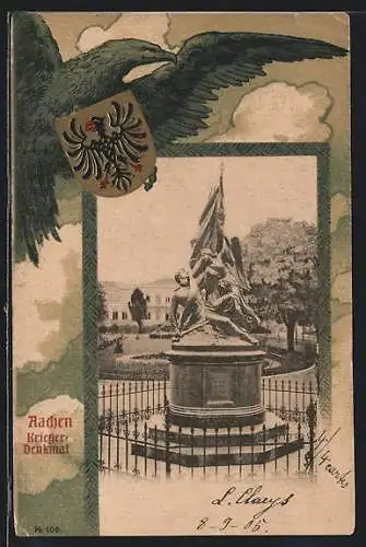 AK Aachen, Anlagen mit Kriegerdenkmal