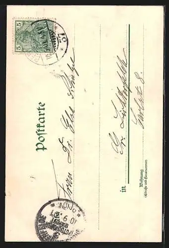 AK Berlin-Tiergarten, Reichstag, Reichstagsgebäude, Bismarck-Denkmal