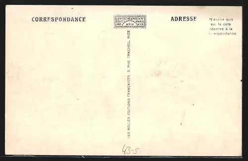 AK Nice, Carnaval, Fasching, La Belle Héléne