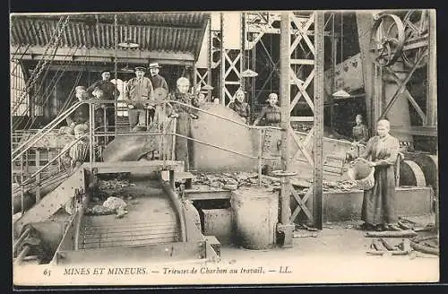 AK Bethune, Puits no. 8 de la Compagnie des Mines de Noeux, Arbeiter im Kohlekraftwerk