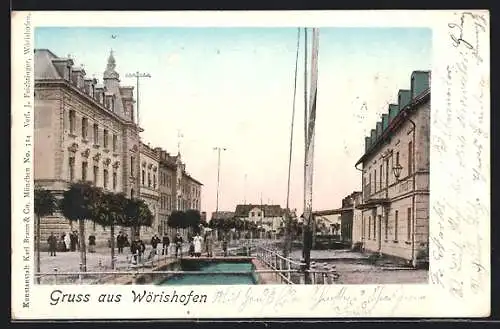 AK Wörishofen, Partie am Kanal