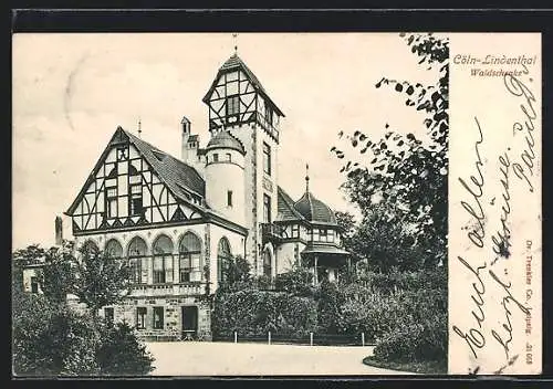 AK Köln-Lindenthal, Gasthaus Waldschenke