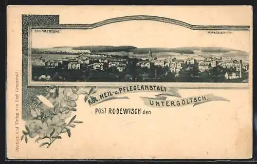 AK Rodewisch, Kgl. Heil- u. Pflegeanstalt Untergöltsch