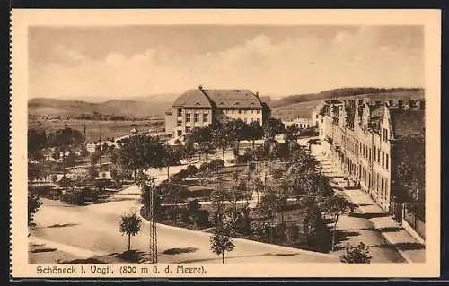 AK Schöneck i. Vogtl., Kurhaus und Hotel Schützenhaus