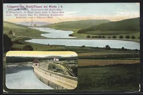 AK Pöhl, Talsperre der Stadt Plauen