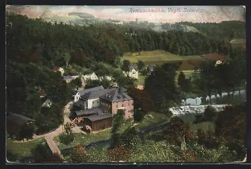 AK Rentzschmühle /Vogtl. Schweiz, Ortspartie