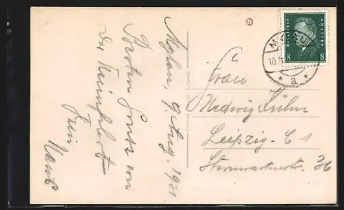 AK Mylau i. V., Weg zum Kaiserschloss