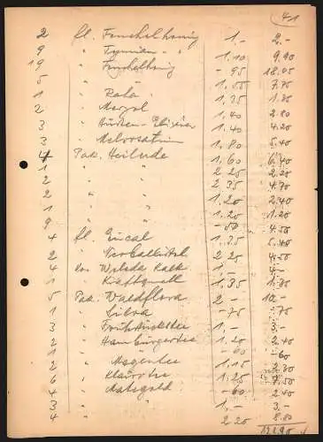 Rechnung Koblenz 1951, Nick & Co. GmbH, Bürstenfabrik und Grosshandel, Betriebsgebäude mit Aussenbereich