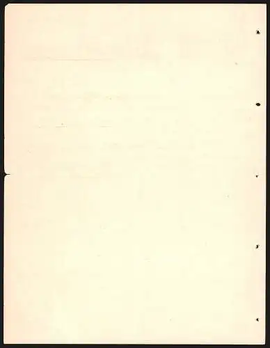 Rechnung Münster i. Westf. 1902, Strewe & Hunger, Manufactur-Waaren, Betriebsgelände in der Ortschaft