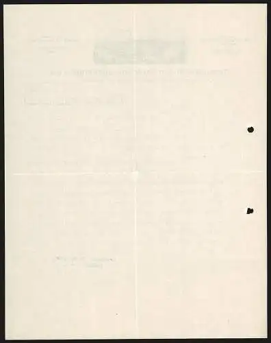 Rechnung M. Gladbach 1925, Gesellschaft für Baumwoll-Industrie mbH, Gesamtansicht der Fabrikanlage