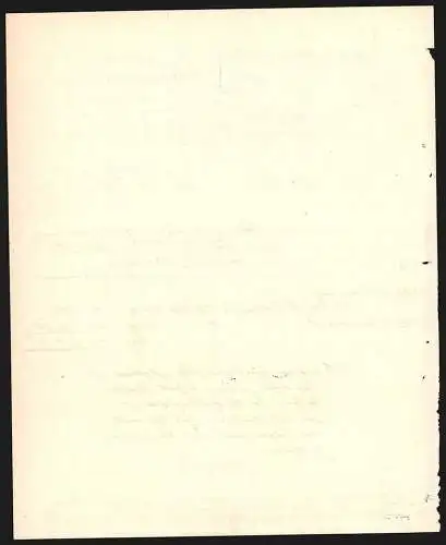 Rechnung Steinhagen i. W. 1901, F. Wiedey, Dampf-Gelee- & Schaumweinfabrik, Betriebsansicht und Weinkeller