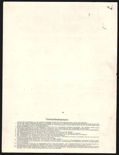 Rechnung Solingen 1933, P. D. Rasspe Söhne, Fabrik für landwirtschaftl. Maschinen, Gesamtansicht des Betriebsgeländes