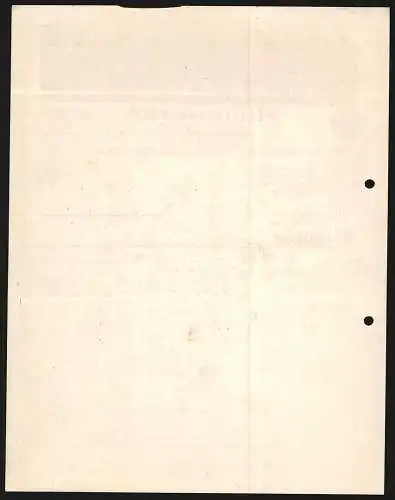 Rechnung Gütersloh in Westfalen 1927, Mielewerke AG, Ansicht des Hauptwerks und von vier Zweigstellen