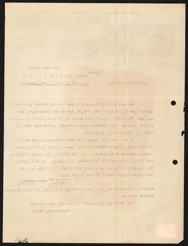 Rechnung Berlin 1925, Franz R. Conrad, Fabrik für Beleuchtungs-Gegenstände, Die Haupt-Betriebsstelle und ein Lager