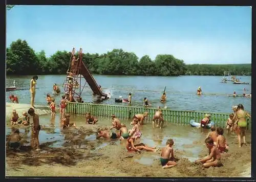 AK Freilingen / Westerwald, Naturstrandbad