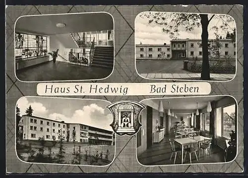 AK Bad Steben, Innenansicht Müttergenesungsheim Haus St. Hedwig