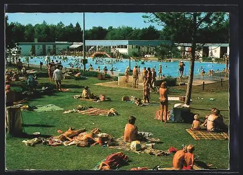 AK Cuxhaven-Sahlenburg, Nordseeheilbad, Waldfreibad