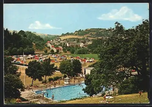 AK Oberweis /Krs. Bitburg-Prüm, Freibad und Campingplatz