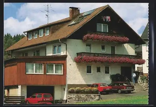 AK Fichtelberg / Ofr., Hotel-Pension Fam. Johanna Mühlbauer