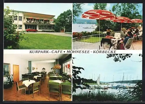 AK Möhnesee-Körbecke, Kurpark Cafe, Im Kurpark