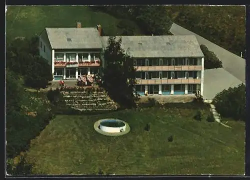 AK Hunoldstal im Taunus, Haus der sieben Brüder aus der Vogelschau