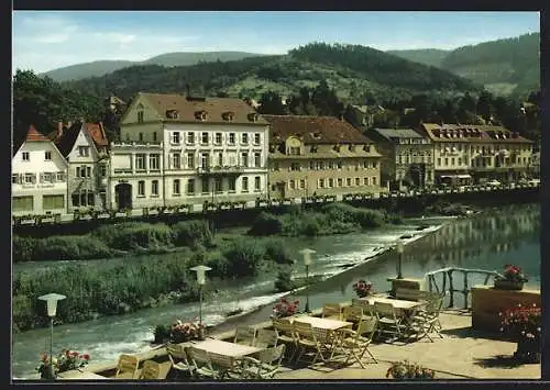 AK Gernsbach im Murgtal, Blick zur Igelbachstrasse