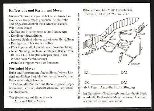 AK Drochtersen, Ferienhof-Restaurant Meyer, Ritschermoor 14