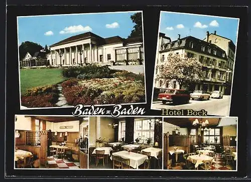 AK Baden-Baden, Hotel-Restaurant zum Bock, Inh. Albert Gaiser, Lange Strasse 45