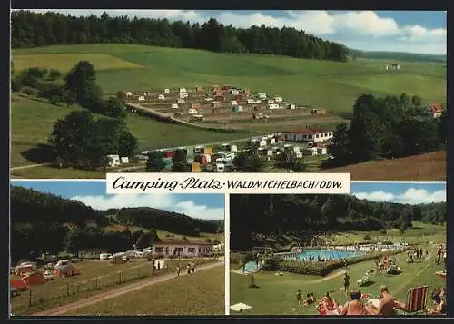 AK Waldmichelbach /Odw., Campingplatz Schöner Odenwald, Bes. L. Döfsam