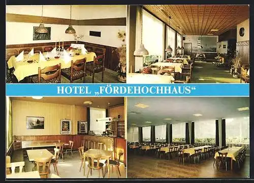 AK Kiel-Friedrichsort, Hotel Fördehochhaus, Inh. D. Langmaack, Stettiner Platz 3